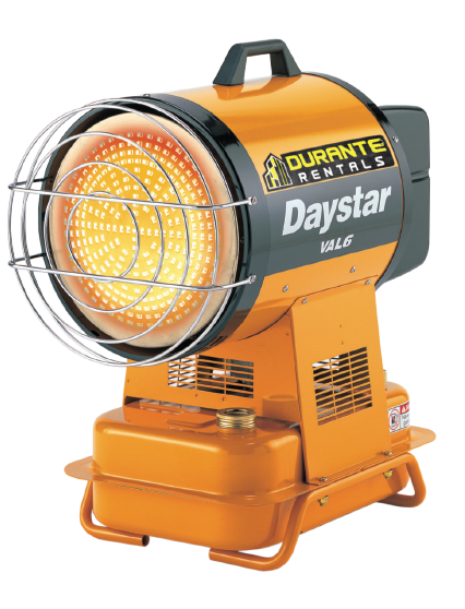Daystar Val6 infrared forced air heater