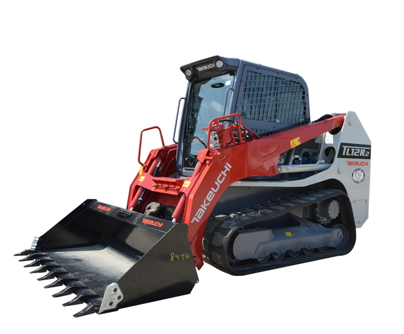 Takeuchi TL12R2 track loader with tooth bucket