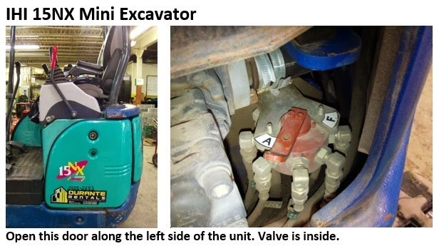 IHI 15NX Excavator Controls Change