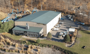 Durante Rentals Carmel facility aerial view